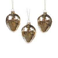 Christmas Ball Glass Jewel EGG 9 cm